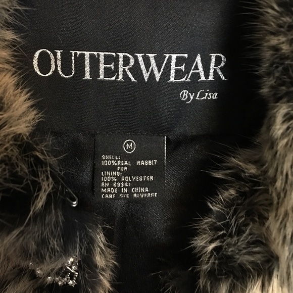 Black & White Rabbit Cape - Picture 6 of 6